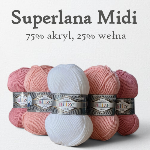 Włóczka Superlana Midi Alize